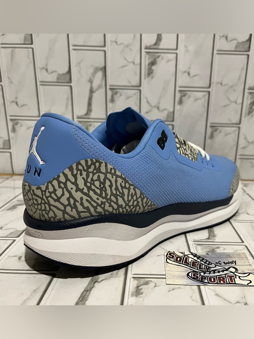 New Nike Air Jordan Racer 89 PE Player Exclusive Training Shoes UNC Tarheels Men - Picture 9 of 14